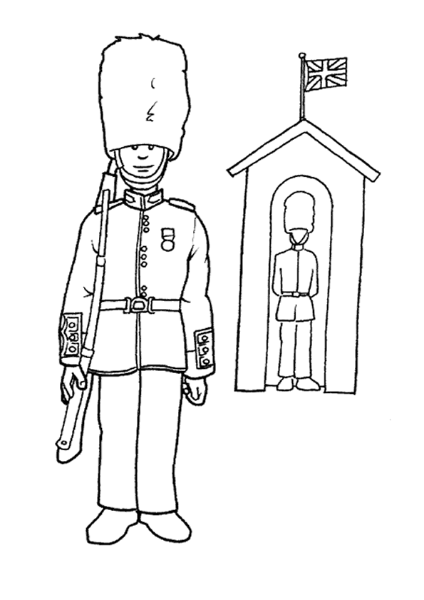 guard coloring pages - photo #5