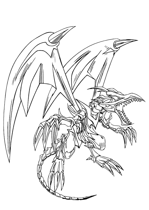 Robot Dragon Pages Coloring Pages
